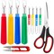 10 Pcs Sewing Seam Rippers, 4 Big and 4 Small Handy Stitch Ripper Sewing Tools with 2 Scissors for Sewing Crafting Thread Removin